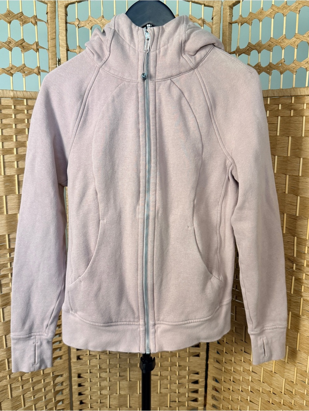 #318 Lululemon Scuba Hoodie *Light Cotton Fleece Smoky Blush Size 6